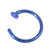Surgical Steel Coloured Open Nose Ring Surgical Steel Coloured Open Nose Ring
