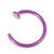 Surgical Steel Coloured Open Nose Ring Surgical Steel Coloured Open Nose Ring