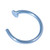 Surgical Steel Coloured Open Nose Ring Surgical Steel Coloured Open Nose Ring