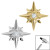 8 Point Jewelled Star for Internal Thread 8 Point Jewelled Star for Internal Thread