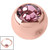 Rose Gold Clip-in Jewelled Ball