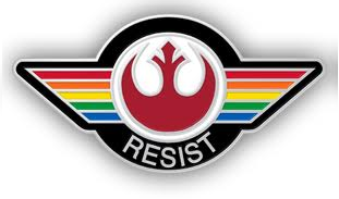 Rainbow Flag Resist Pin