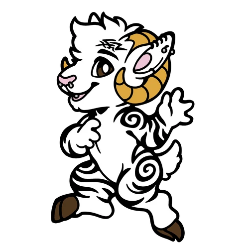 Fursona Pins #175 - Moo