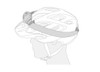 Petzl Uni Adapt Headlamp clips