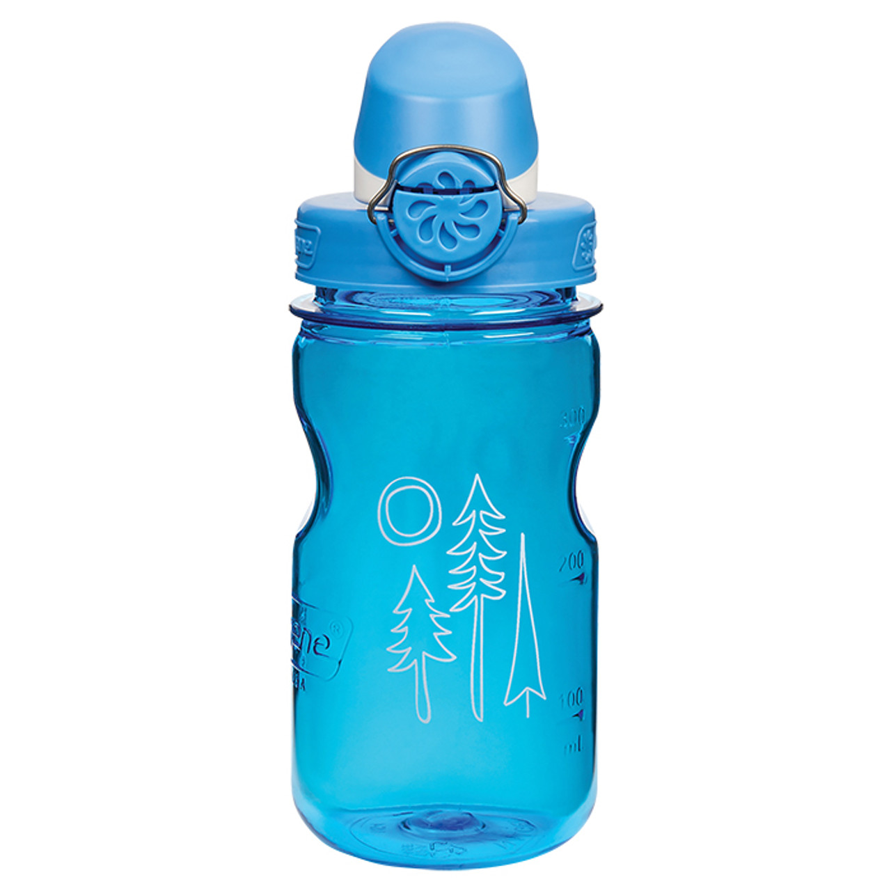 Nalgene Kids On the Fly Water Bottle - 12 oz. - Forest Blue/Blue
