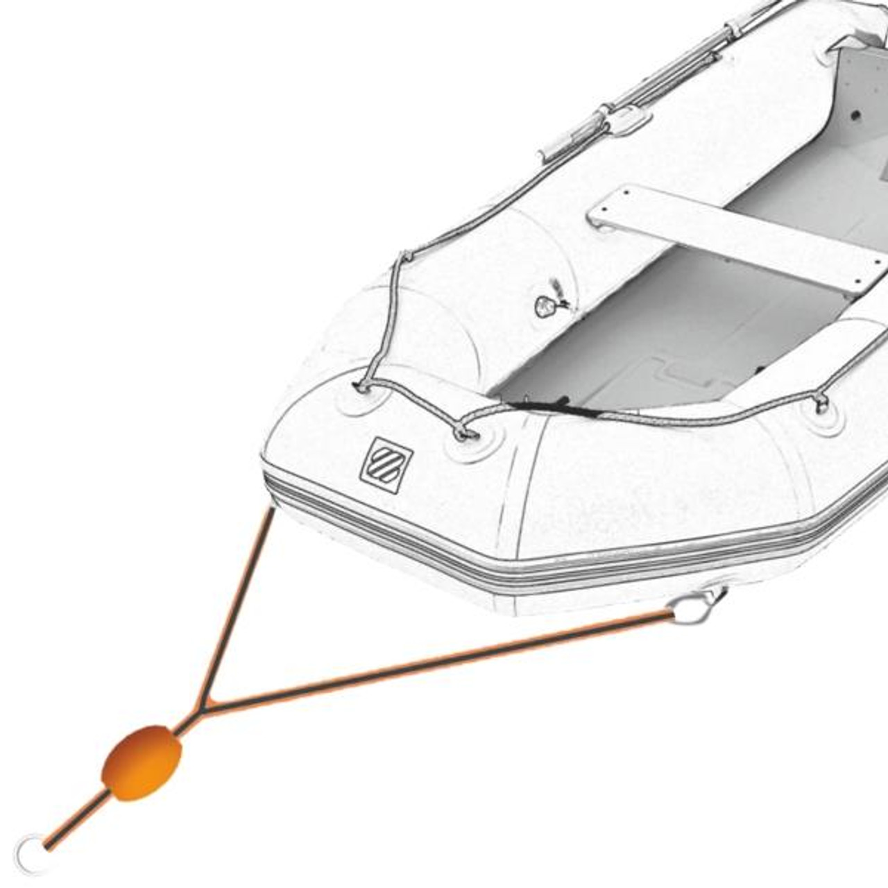 Kong Tora Towing Bridle for Inflatable Boats - Karst Sports