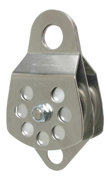 CMI RP105D 3" Stainless Steel with Becket Double Pulley (Bushing)