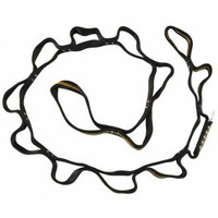 Kong Chain Tubular Daisy Chain Tactical Black 120cm x 15mm Disc