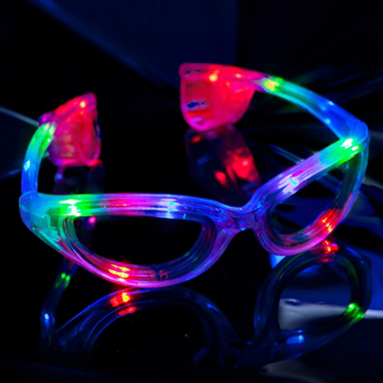 Reflective Festival Laser Glasses - Led Sunglasses For Parties & Events