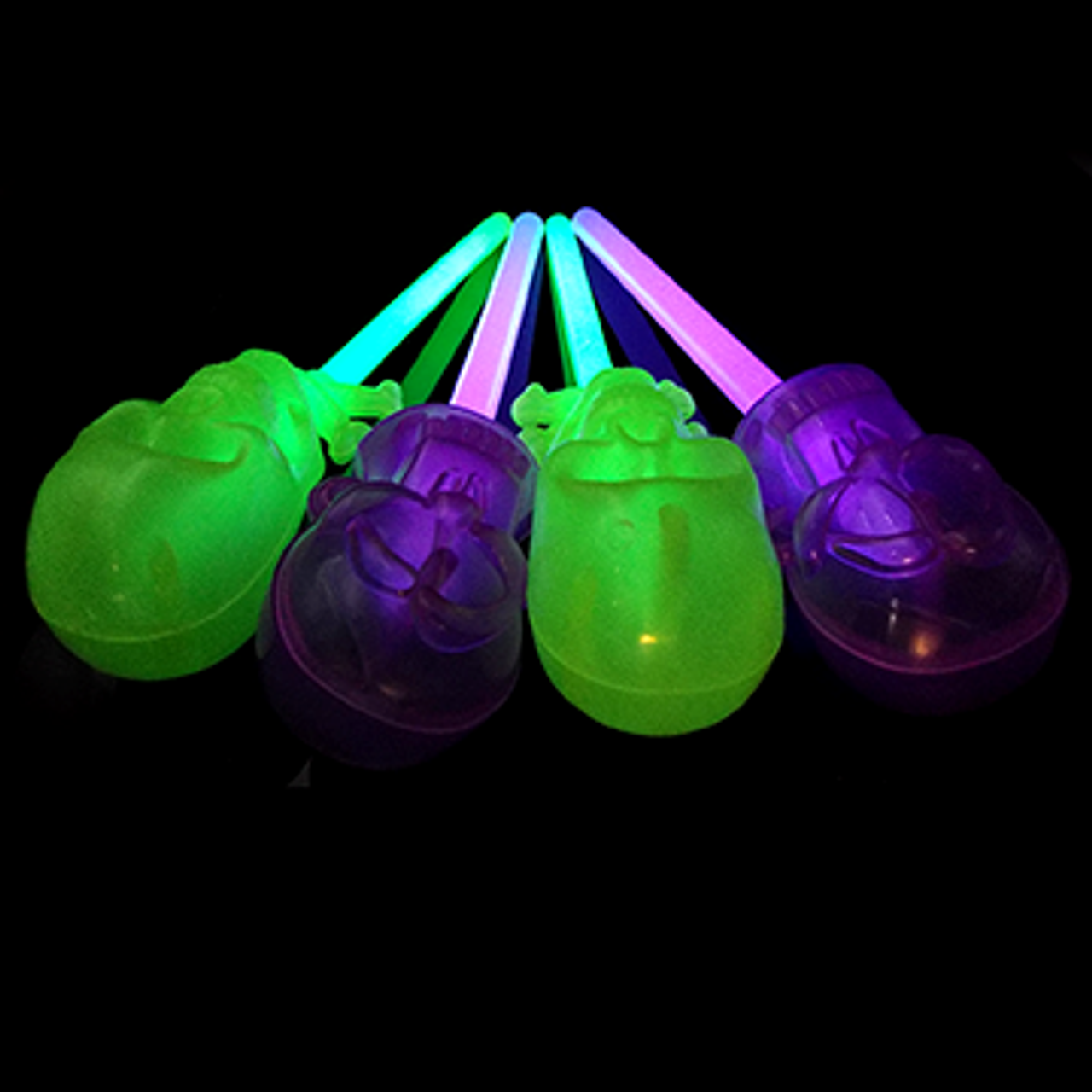 5/10/20Pcs Glow Sticks Halloween Colorful LED Light UP Sticks