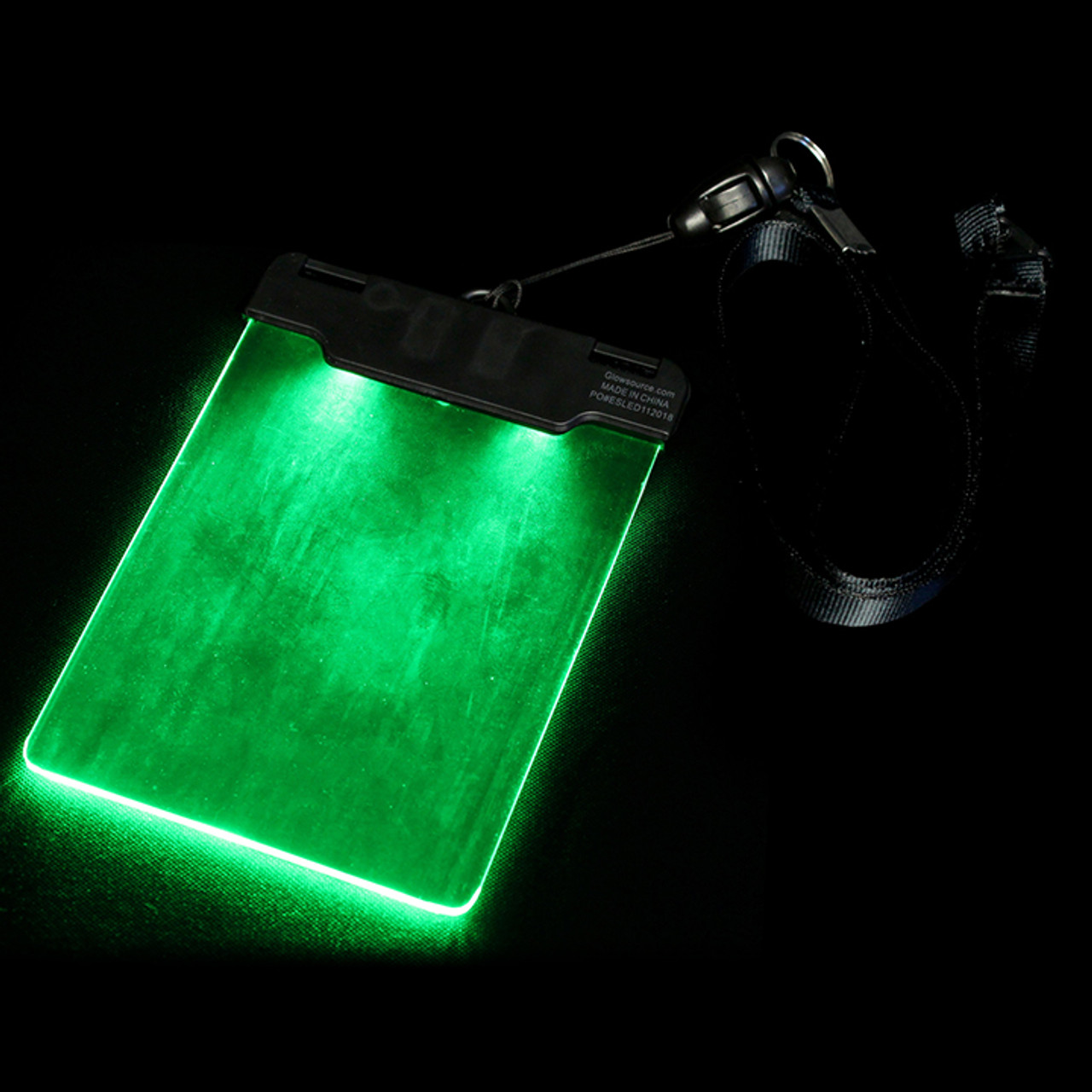 Green LED Sound Activated Badge