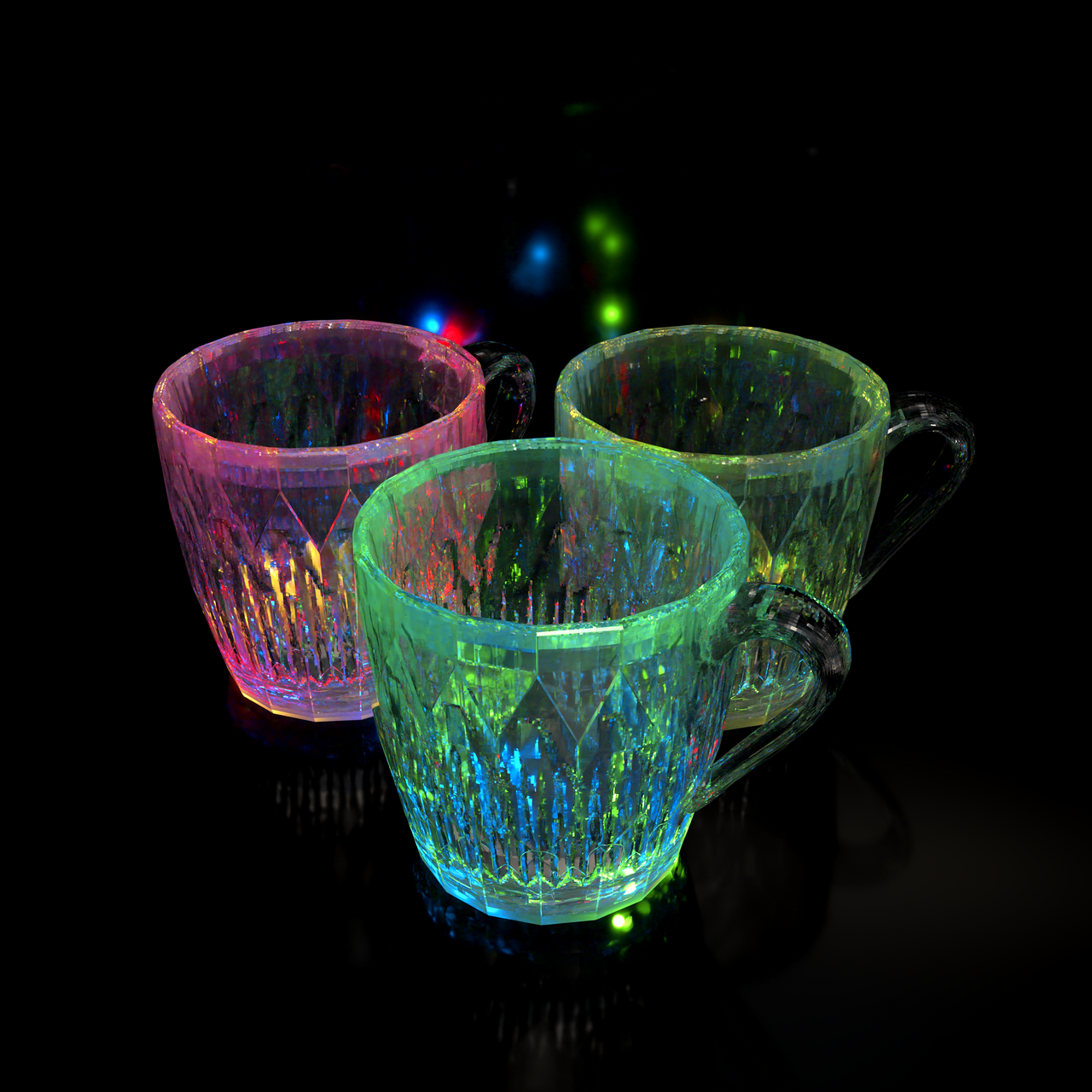 LED Liquid Activated Coffee Mug RGB LEDs