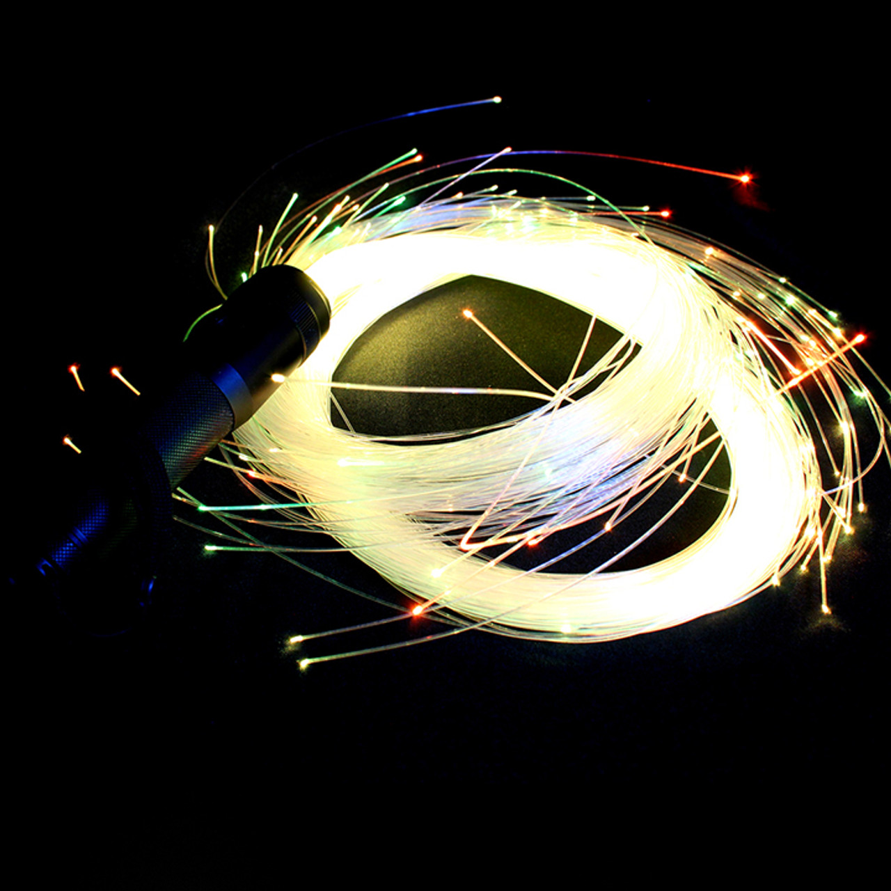 LED Fiber Optic Light Up Whip, Multi Color