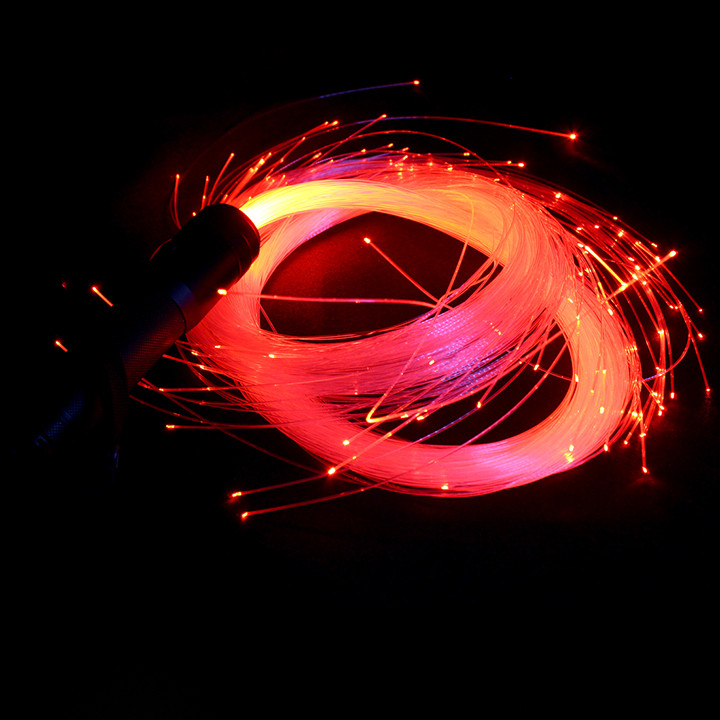 LED Fiber Optic Light Up Whip, Red