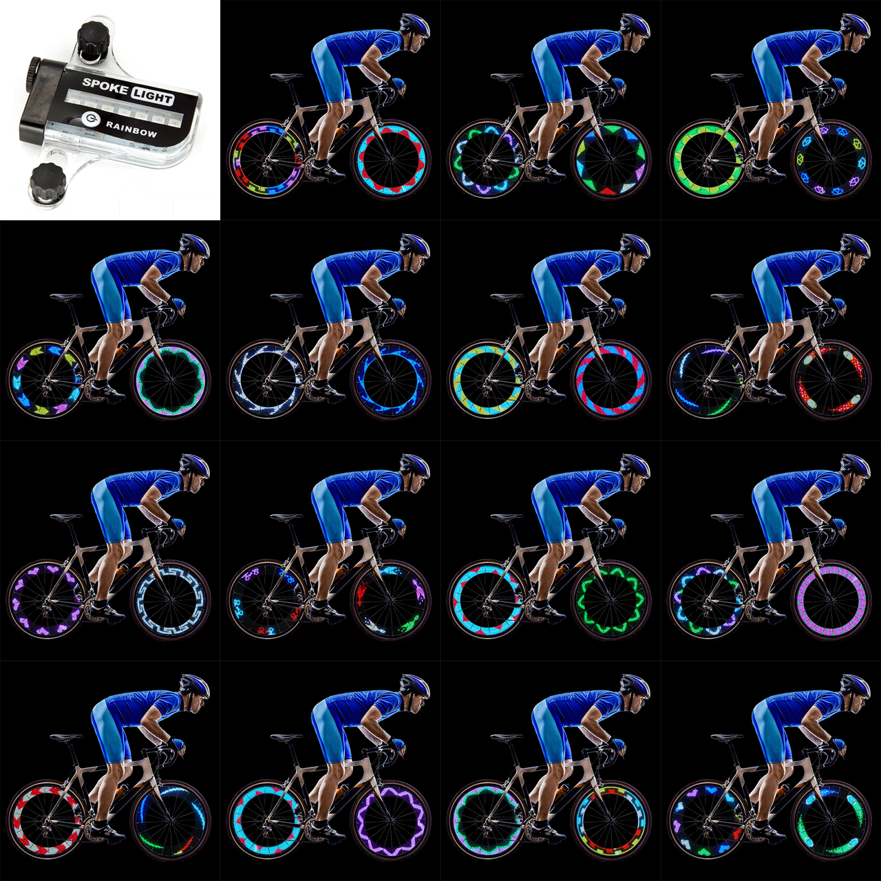 Bright Waterproof Spoke Bicycle Wheel Lights Cycling Light