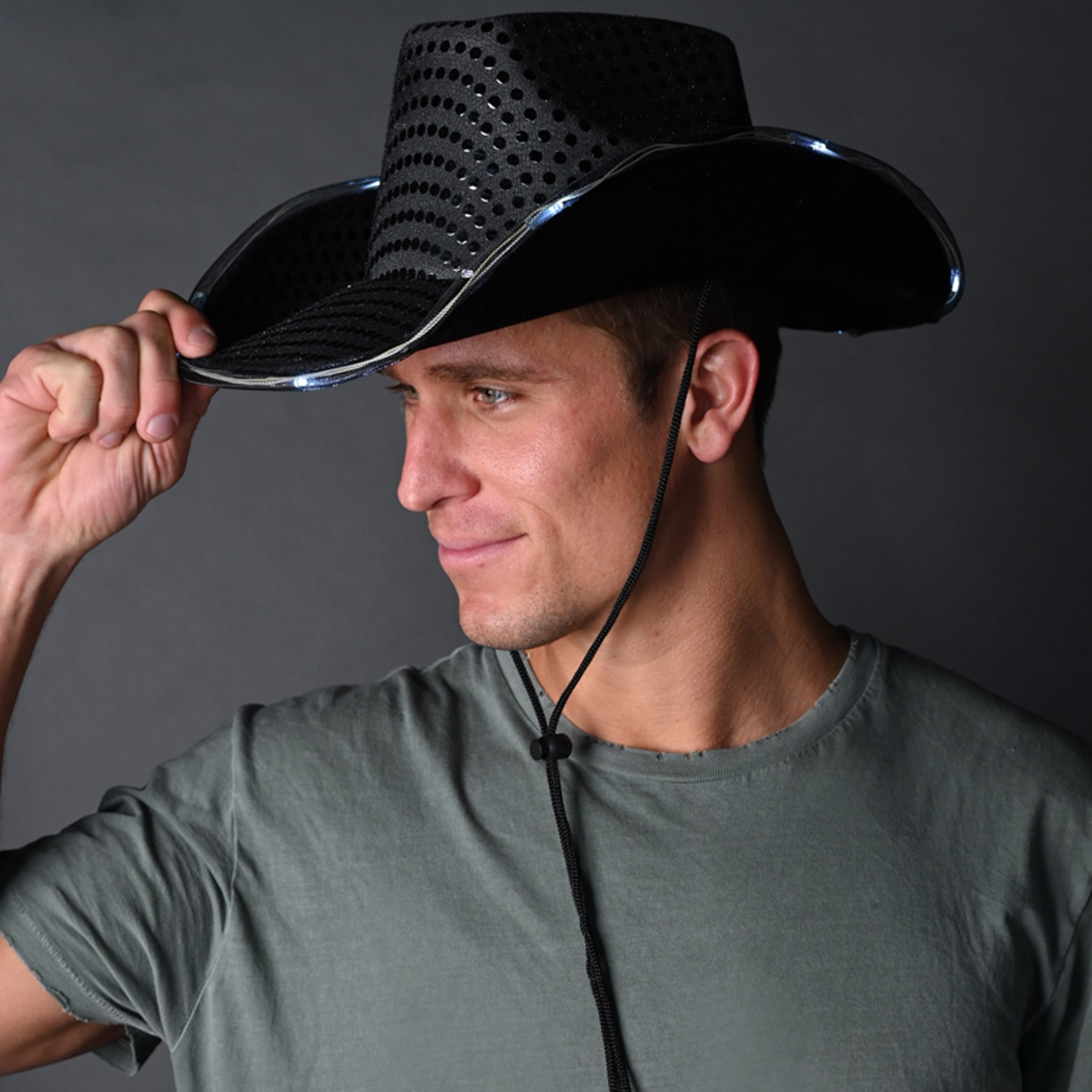 black costume cowboy hat