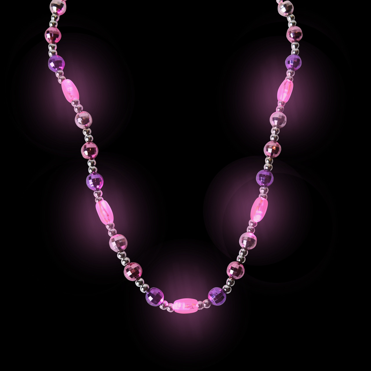 pink light up necklace