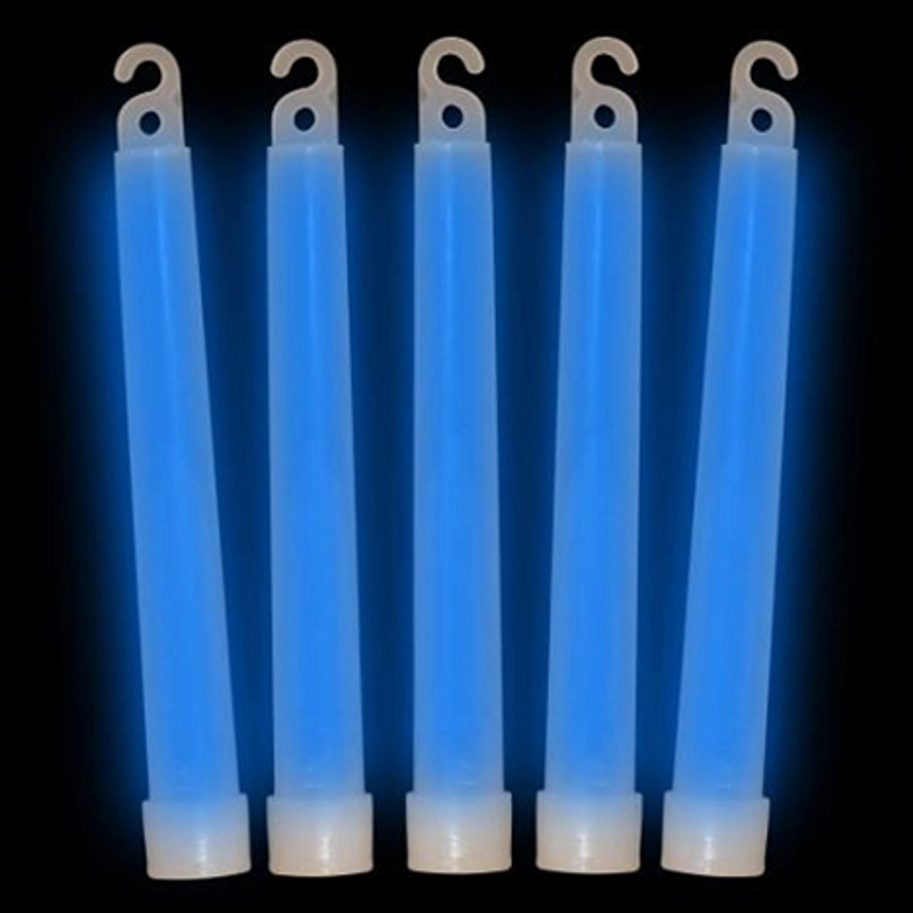 Premium 6 Glow  Sticks  Blue  25 Pack Blue Glow Sticks 