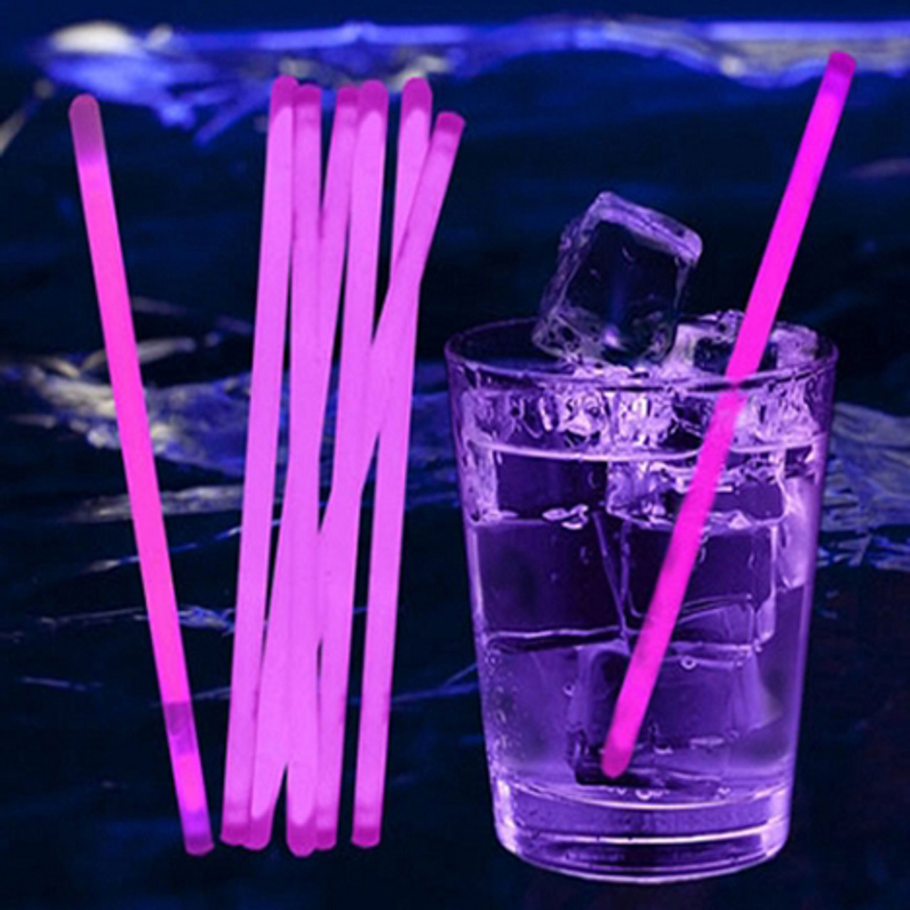 Light Up Swizzle Sticks & Glowing Straws by