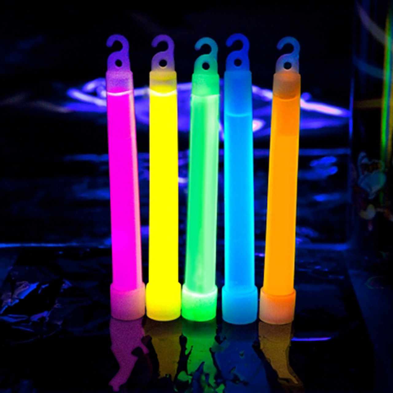Party Sticks Skeleton Glow Sticks  24pk Glow in the Dark Party Supplies 