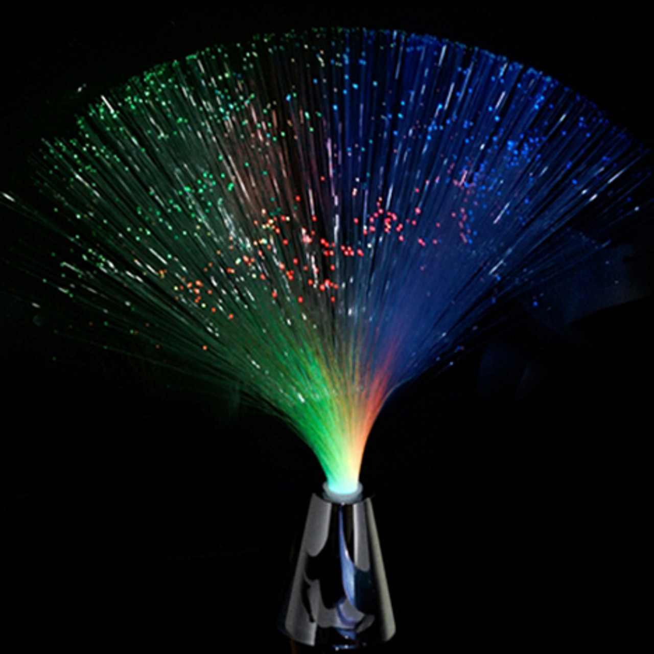 12 Pack Mini Fiber Optic Lights Small Fiber Optic Lamps Light Up Mini  Centerpieces LED Multicolor Changing Fiber Light Colorful Change Fiber  Optic