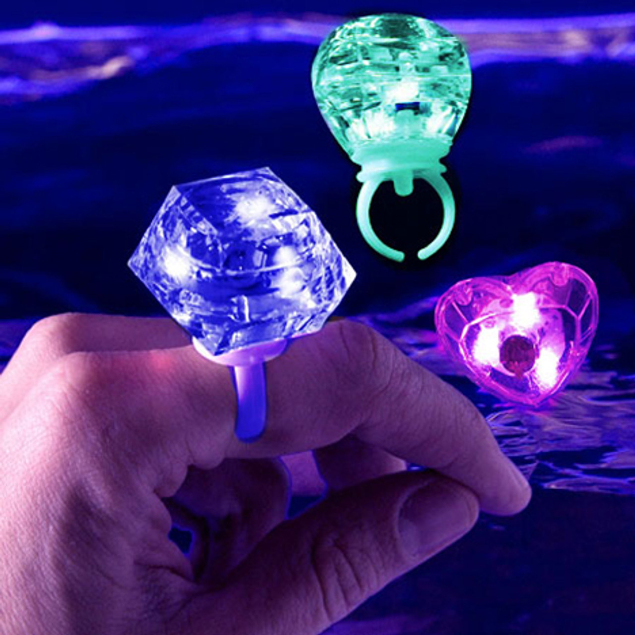 10pcs Led Finger Lights Party Favors Glowing Finger Rings Men Birthday  Wedding Party Christmas Decoration Ideal Choice Gifts | Check Today's Deals  | Temu