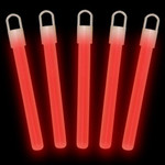 4" Red Premium Glow Sticks (50 pack)