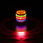 LED SPINNING LASER TOP - 3 PACK ASSORTED COLORS