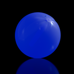 24" Blue LED Beach Ball