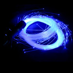 LED Fiber Optic Light Up Whip,  Aqua