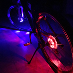 Multicolor LED Bicycle Hub Lights