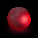 12" Red LED Glitter Beach Ball