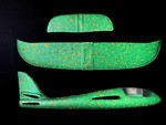 Green LED Light Up Glider Plane - 2 Pack