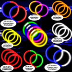 Ultimate Glow Bracelet Party Pack- 100pack: Version 2