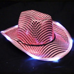 Pink Light Up Cowboy Hat
