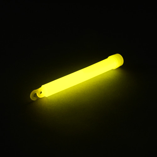 Yellow Single Glow Stick 6"