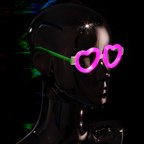 pink glow glasses