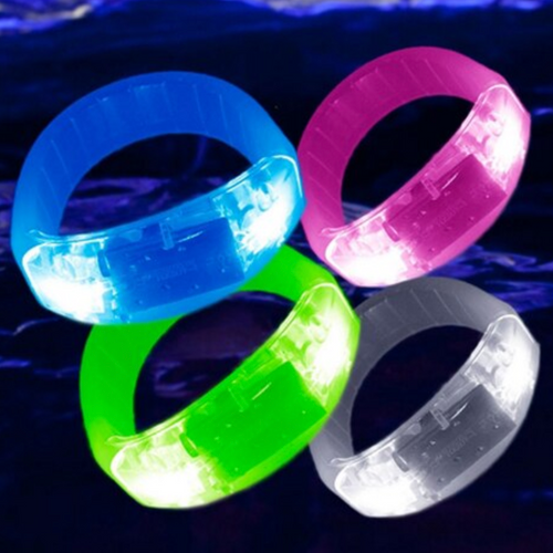 50Pcs LED Bracelets Personalized Customized Logo Flashing Light Up Bracelet  Glow Stick Wristband Birthday Neon Wedding Party - AliExpress