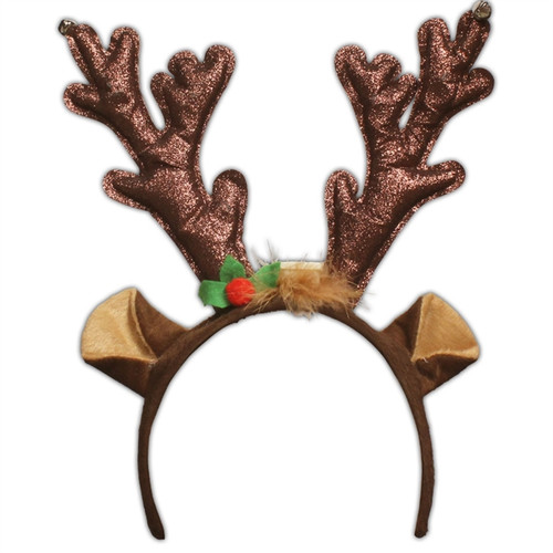 lighted reindeer headband