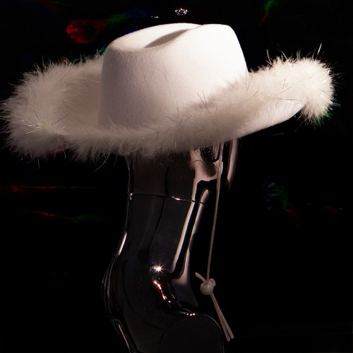Cowboy Hat White | LED Cowboy Hat