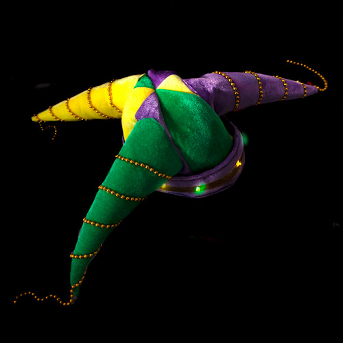 Light up shop jester hat