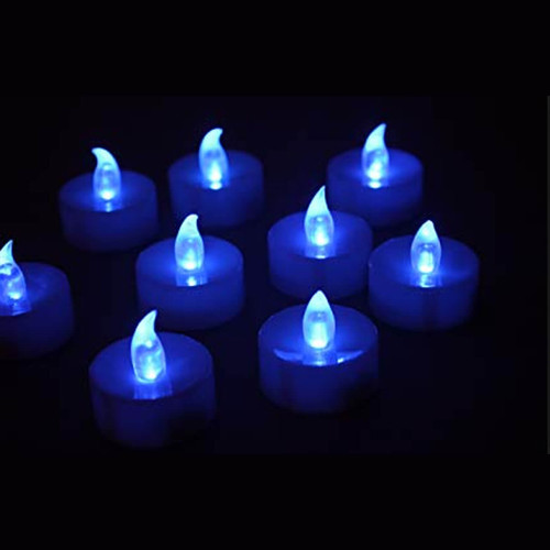 Blue Flameless Mini Tea Candle Flameless Mini Tea Candle