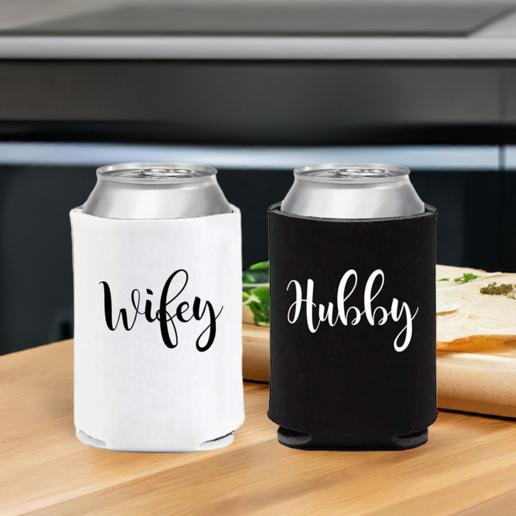 Wifey and Hubby Stubby Holders Wedding Gift