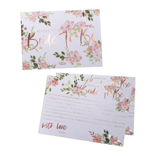 Floral Advice for the Bride To Be Cards