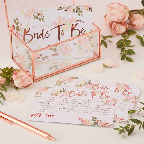 Floral Advice for the Bride To Be Cards