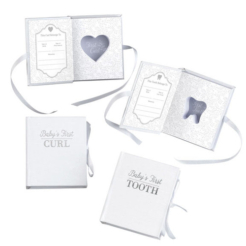 Baby Tooth and Curl Book Keepsake Gift Set