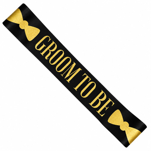 Groom to Be Sash