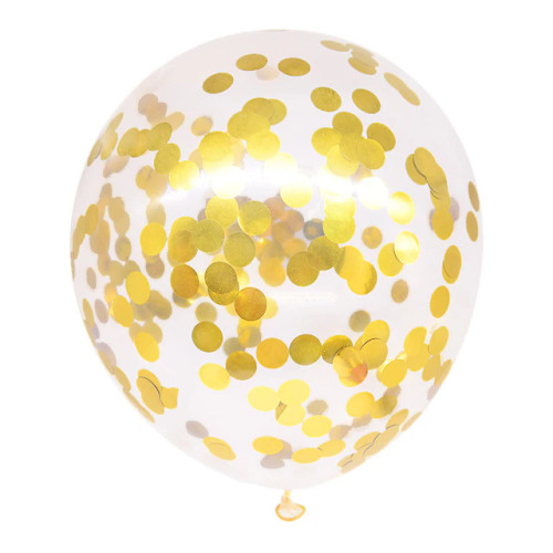 Gold Confetti Balloons