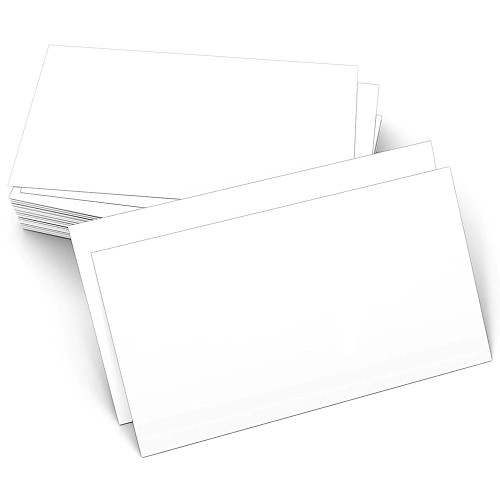 Blank White Gift Card Tags