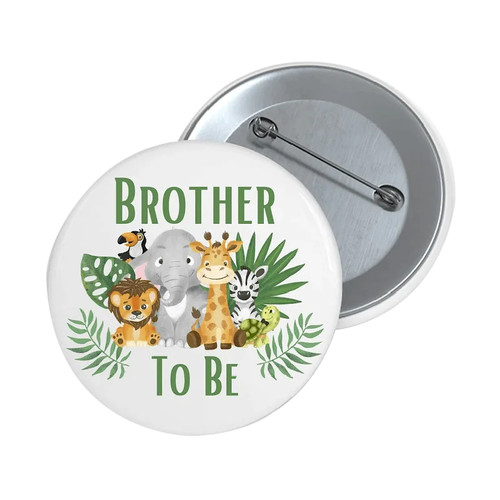 Brother To Be Baby Shower Badge